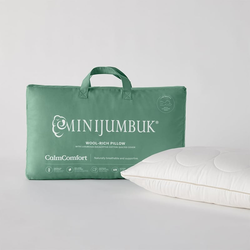 CalmComfort Low Profile Pillow