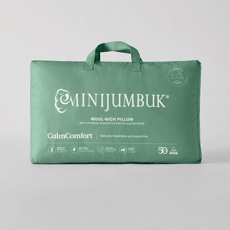 CalmComfort Low Profile Pillow