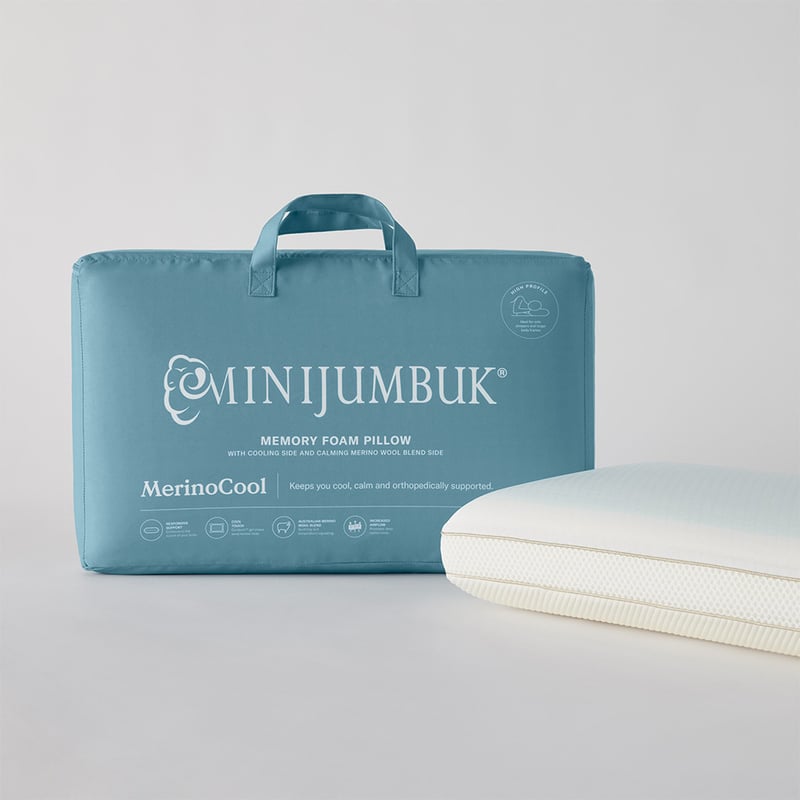 MerinoCool Memory Foam High Profile Pillow