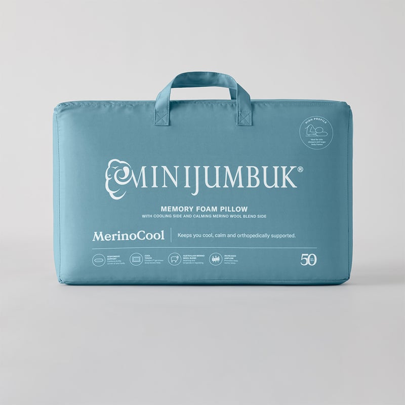 MerinoCool Memory Foam High Profile Pillow
