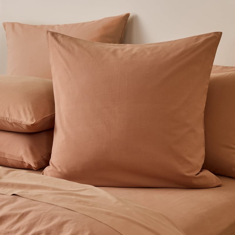 Stonewashed Cotton Earth Pillowcase