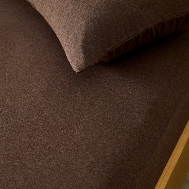 Ultra Soft Jersey Chocolate Pillowcases