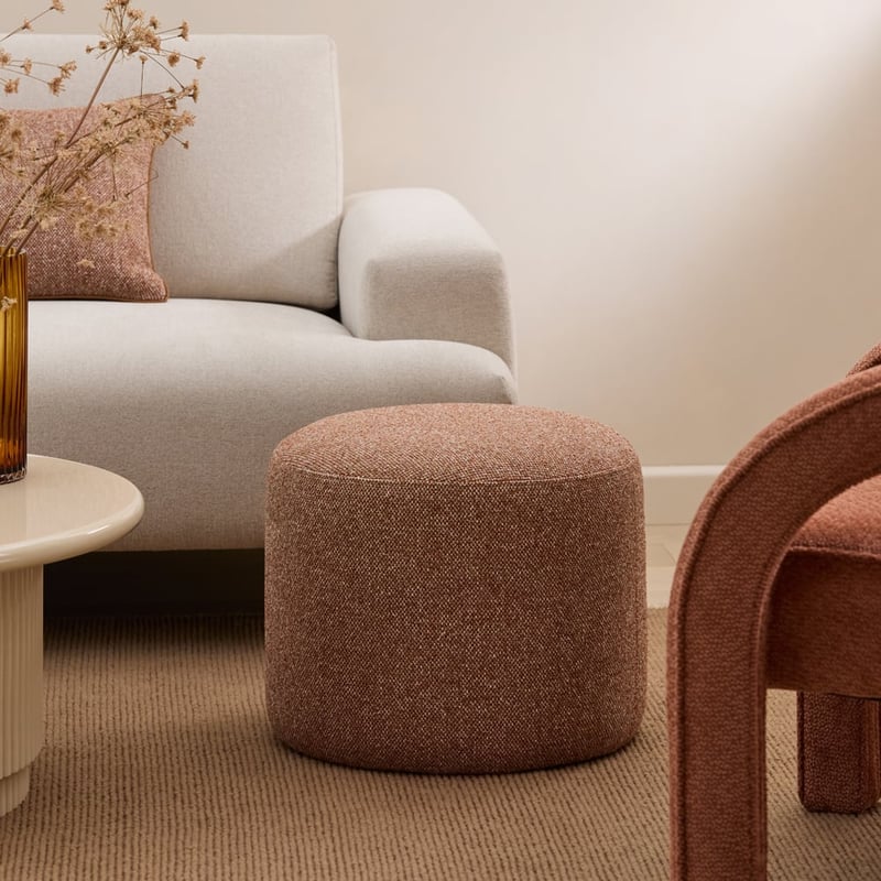 Serenity Terracotta Ottoman