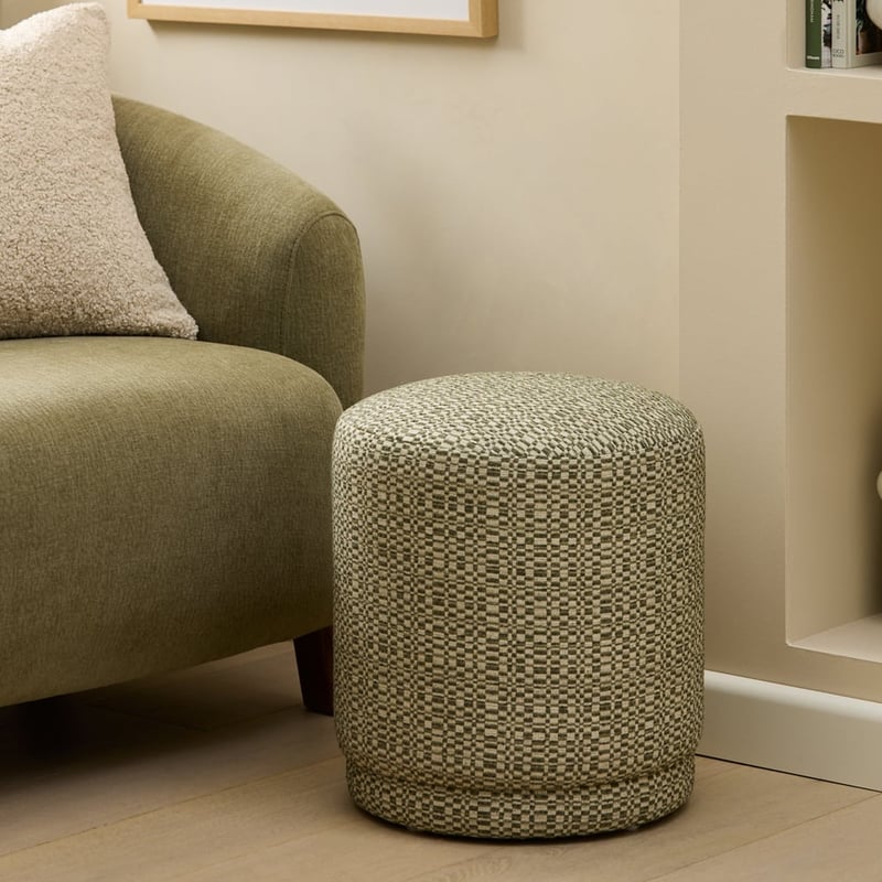 Remi Forest Mosaic Ottoman 
