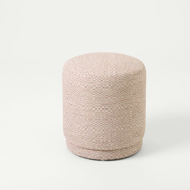 Remi Pink Mosaic Ottoman