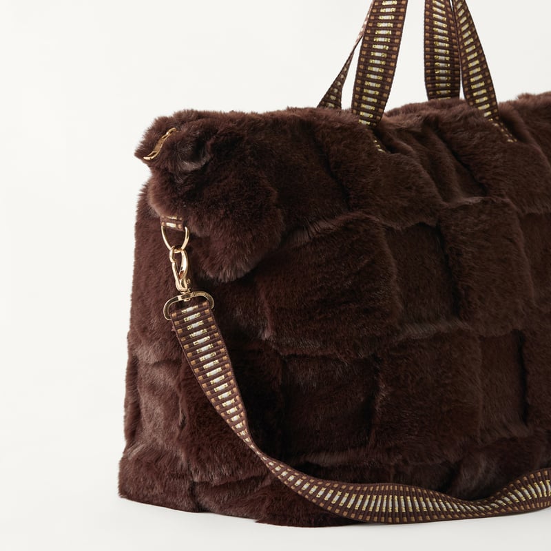  Clea Chocolate Overnight Bag