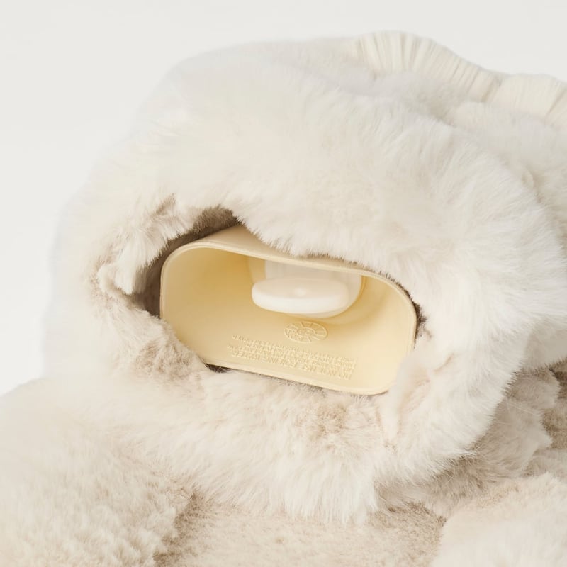 Clea Natural Recycled Fur Long Hot Water Bottle 