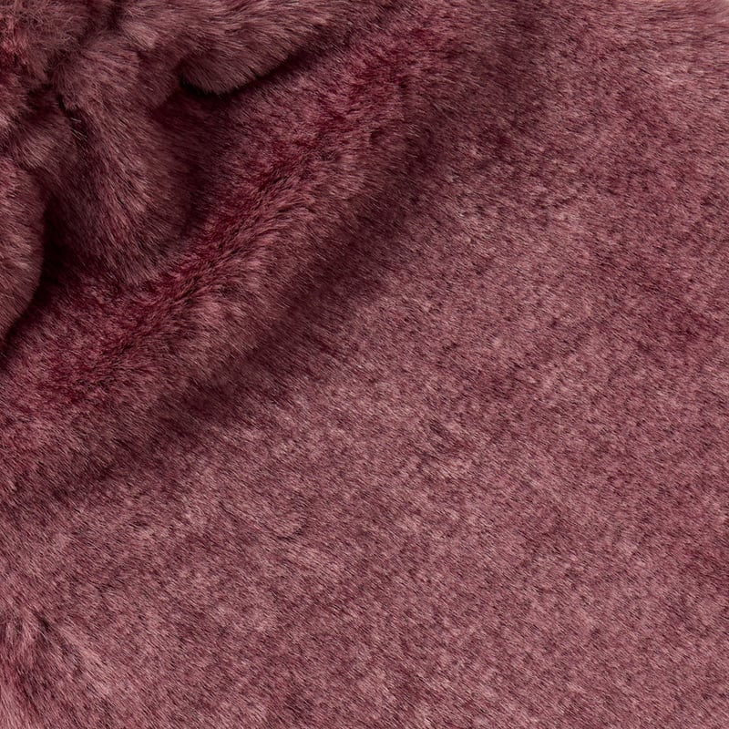 Zurich Mulberry Recycled Fur Long Hot Water Bottle