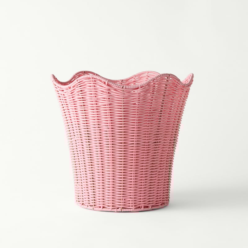 Bow Pink Storage Basket