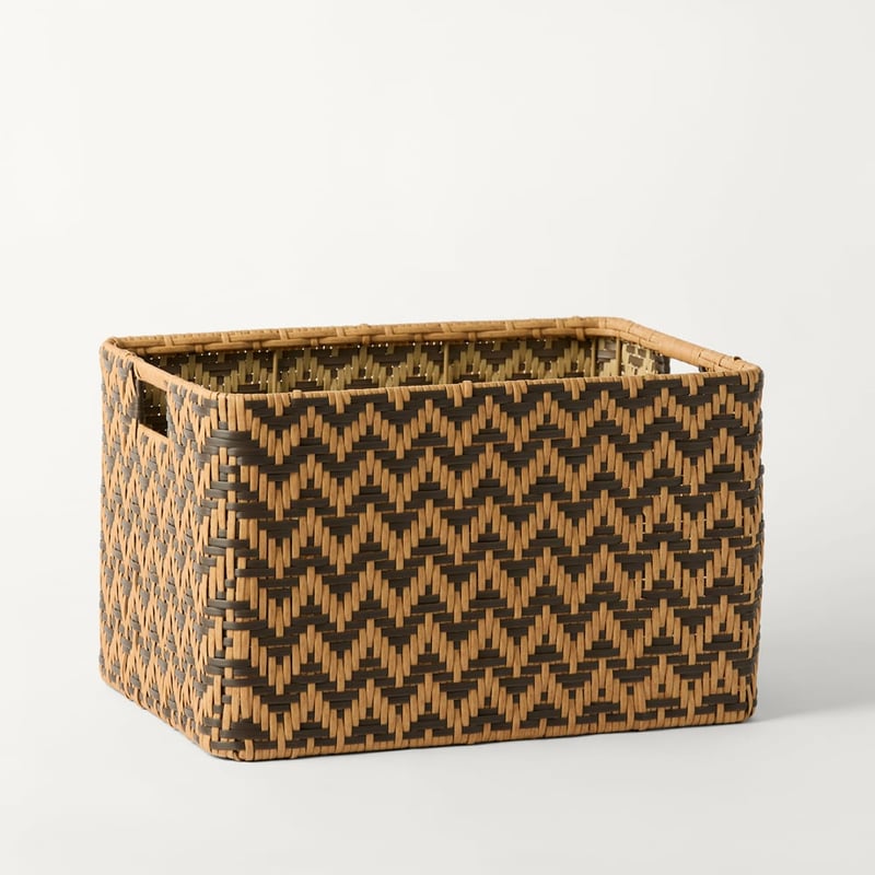 Zahara Chocolate & Natural Storage Basket