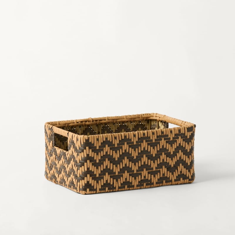Zahara Chocolate & Natural Storage Basket