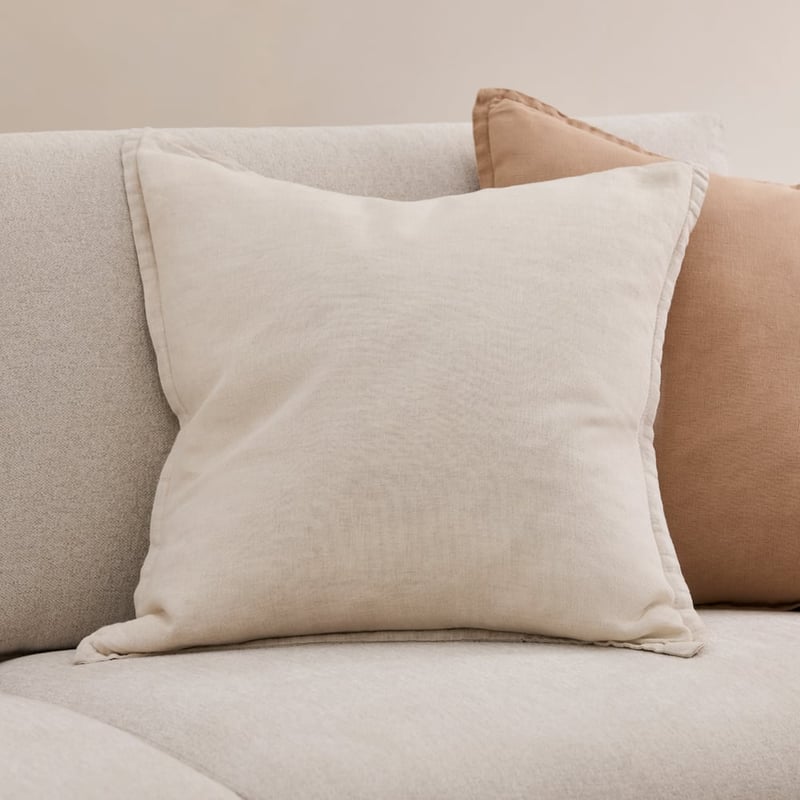 Belgian Linen Vintage Washed Linen Cushion