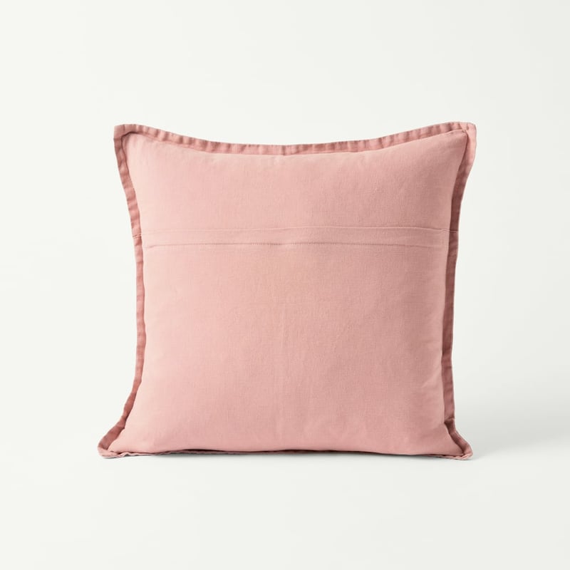 Belgian Misty Rose Vintage Washed Linen Cushion