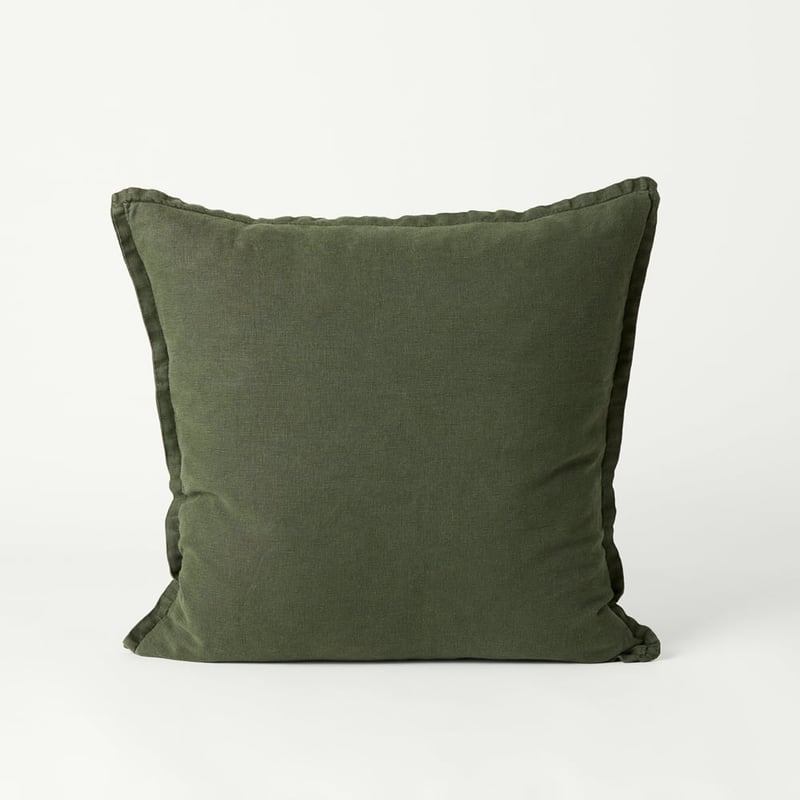 Belgian Pine Vintage Washed Linen Cushion