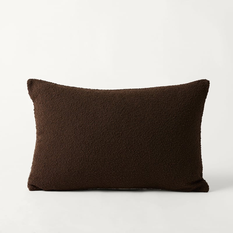 Otis Chocolate Boucle Cushion
