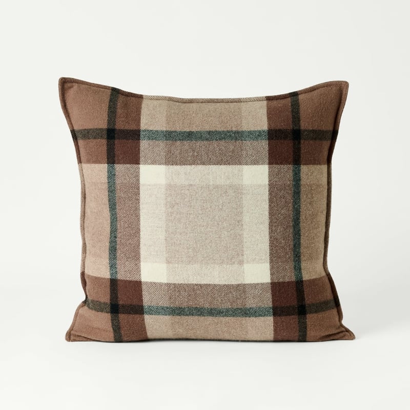 Highlands Mocha Australian Wool Cushion