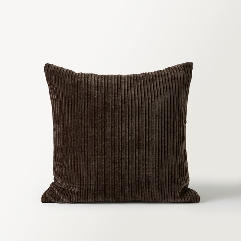Rosedale Corduroy Espresso Cushion