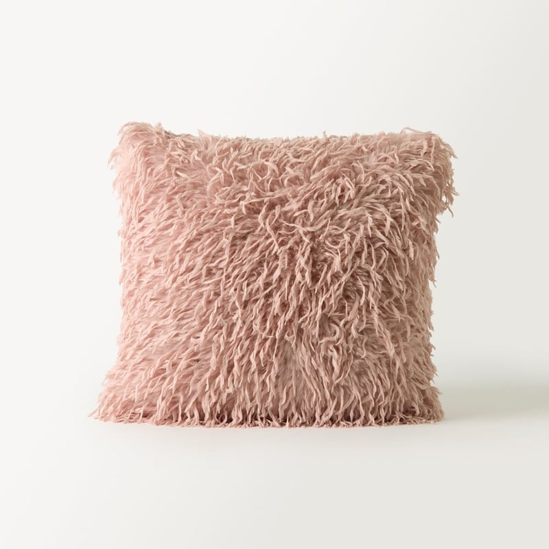 Moritz Recycled Fur Peony Cushion