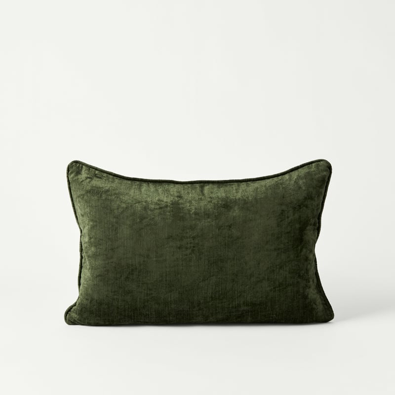Aurora Velvet Ivy Floral Cushion