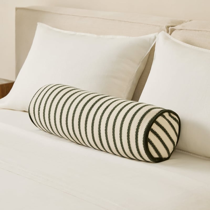 Basix Olive Bolster Cushion
