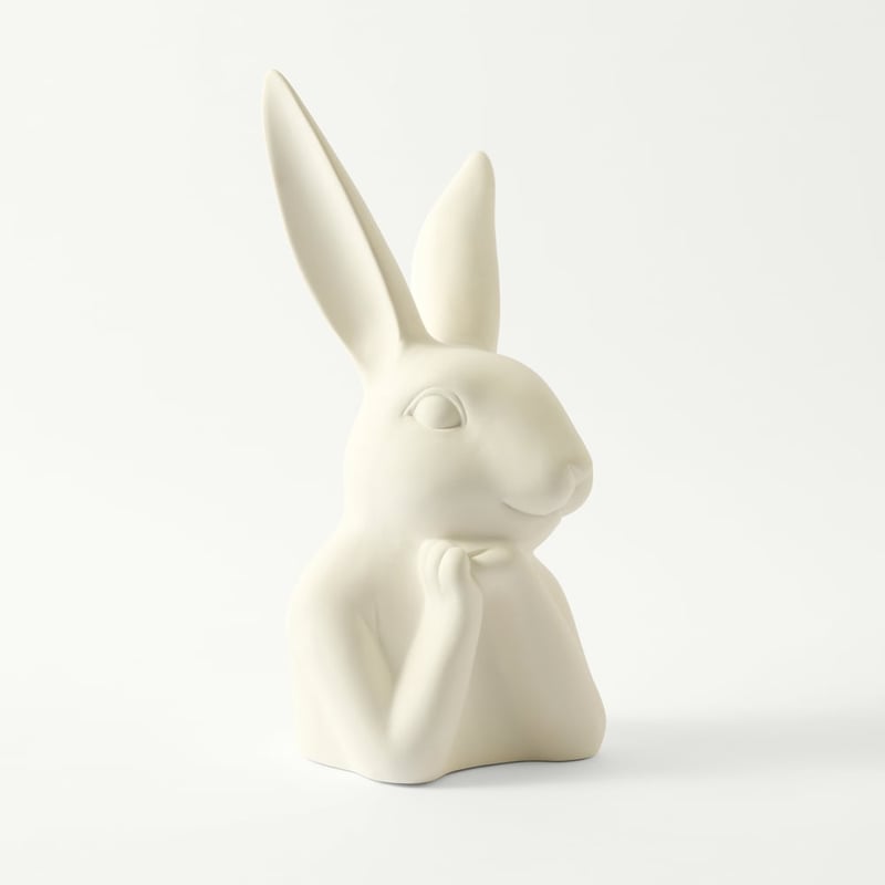 Bunny White Large Statue