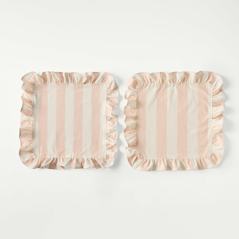 Francesca Frill Whisper Pink Napkins Pack of 2