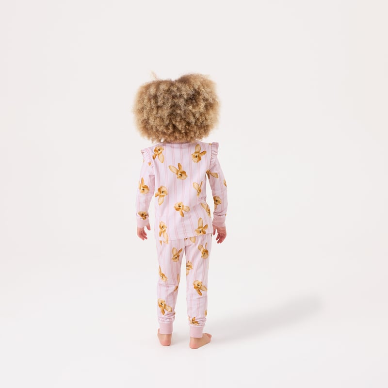 Kids Easter Pink Long Pyjama Set