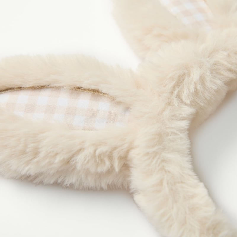  Easter Natural Gingham Headband
