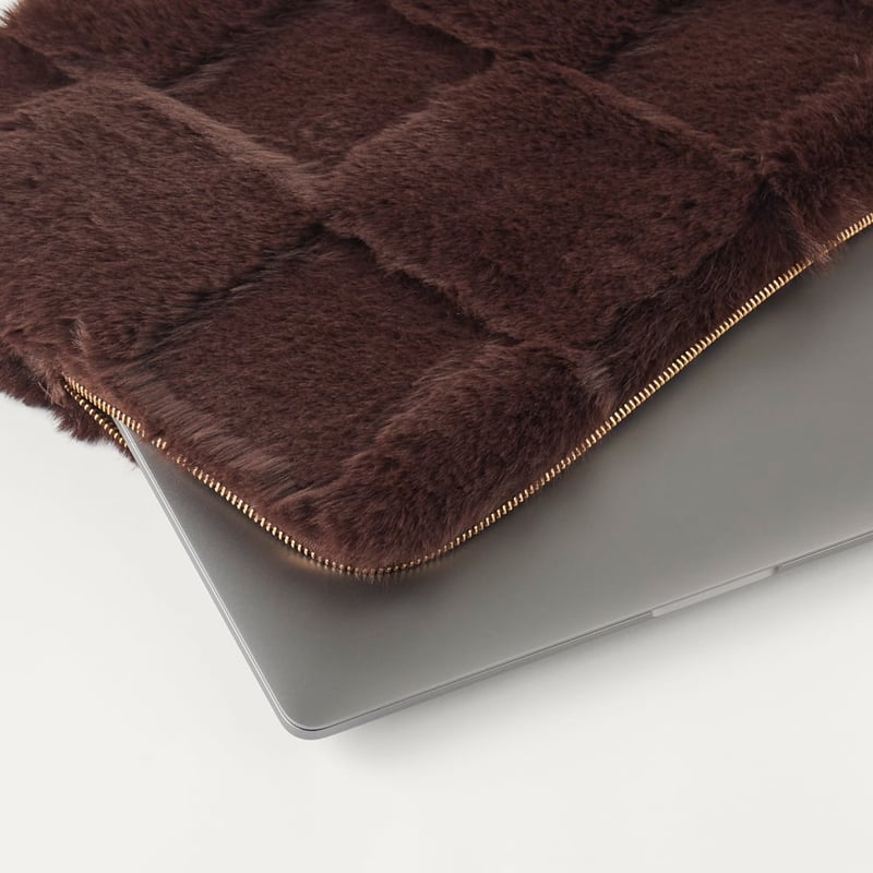 Clea Chocolate Laptop Cover