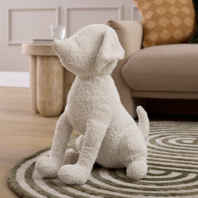 Billie Boucle Cream Dog Mannequin