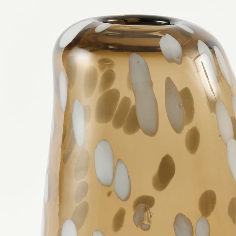 Gallet Brown Glass Vase