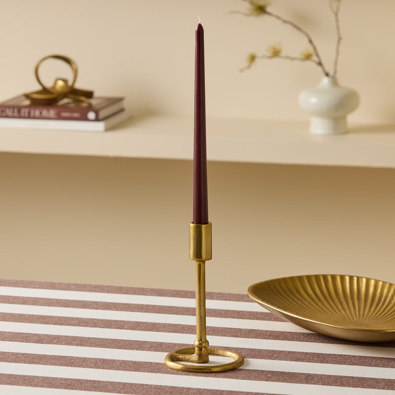 Oro Gold Short Candleholder