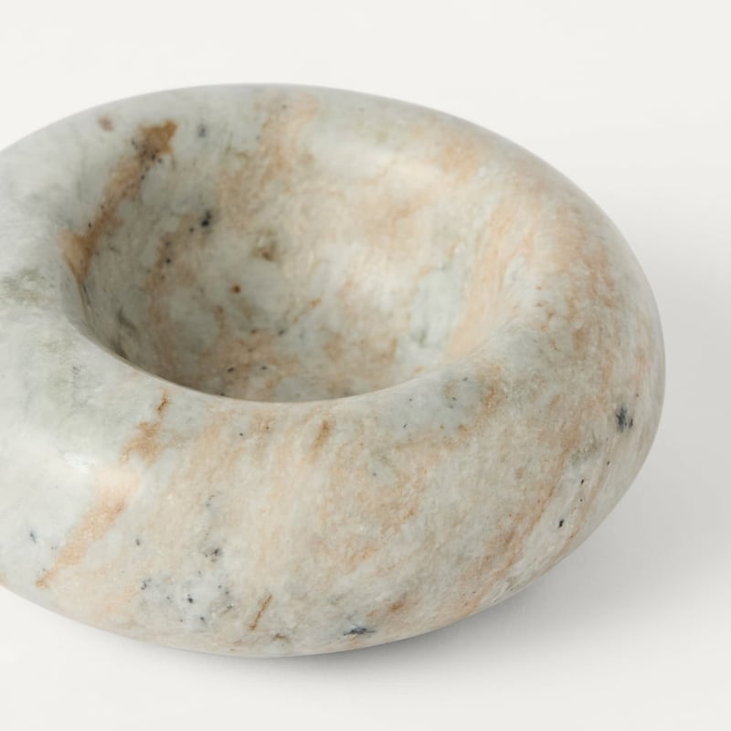 Marmo Toronto Marble Rounded Trinket Dish