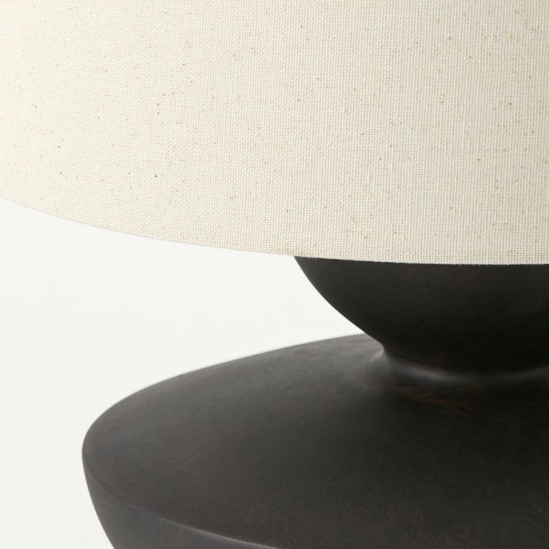 Oron Chocolate & Linen Table Light