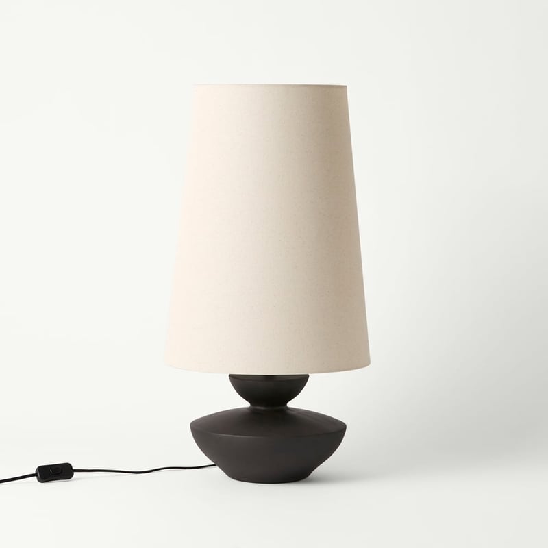 Oron Chocolate & Linen Table Light