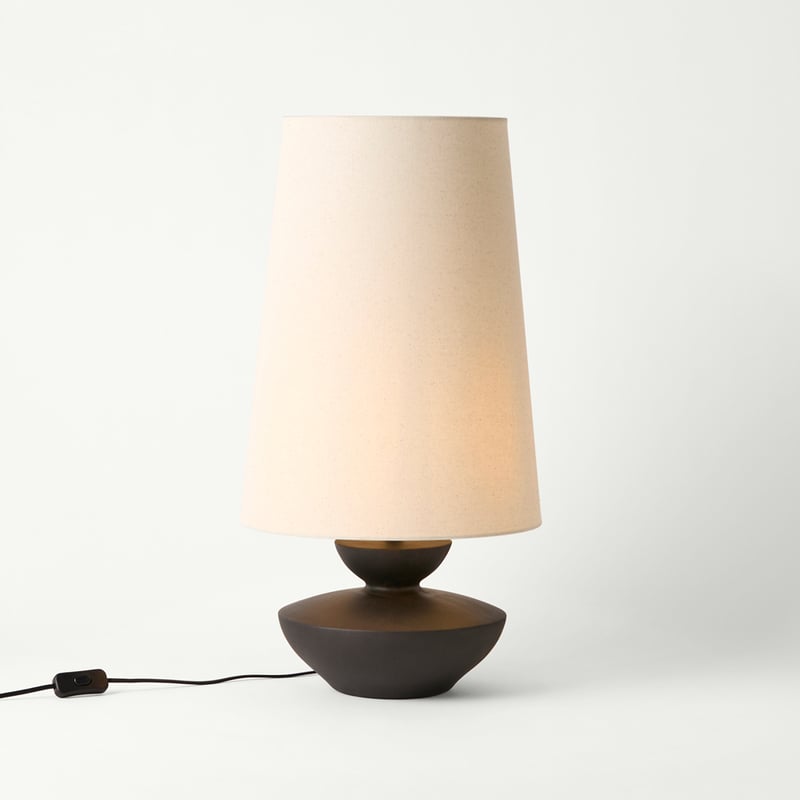 Oron Chocolate & Linen Table Light