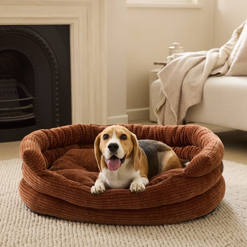 Ziggy Rosedale Rust Pet Bed