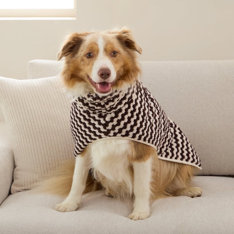 Lola European Turkish Cotton Chocolate & Natural Drying Jacket