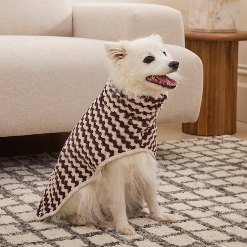 Lola European Turkish Cotton Chocolate & Natural Drying Jacket