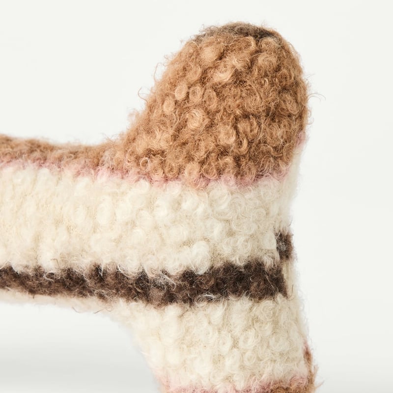 Bailey Mocha Stripe Large Pet Toy