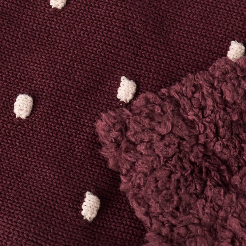 Knitted Berry Polka Dot Pet Jumper