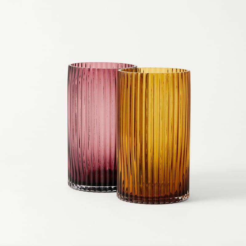 Modena Vase Burgundy