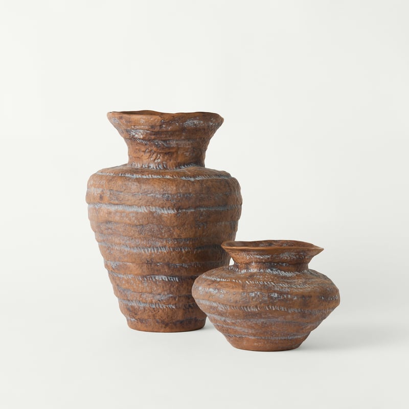 Alexandria Stone Short Vase