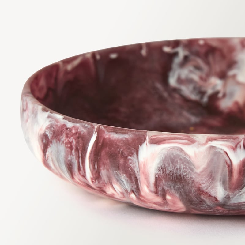 Milano Burgundy Resin Servingware