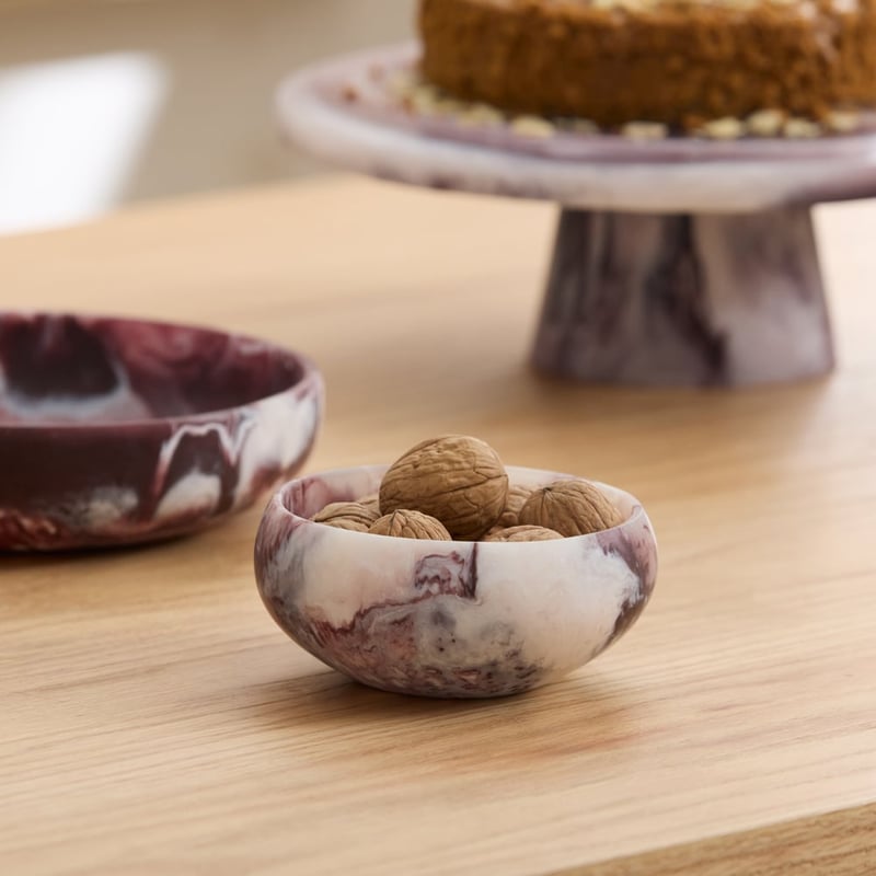 Milano Burgundy Resin Servingware