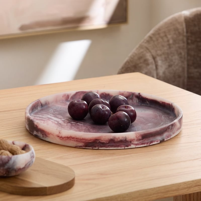 Milano Burgundy Resin Servingware