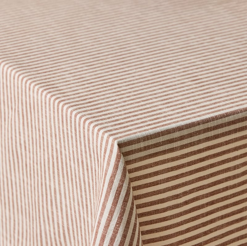 Seville Umbria Stripe Table Linen Tablecloth 