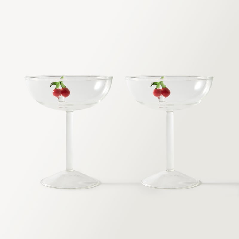 Cherry Coupe Glass Pack of 2