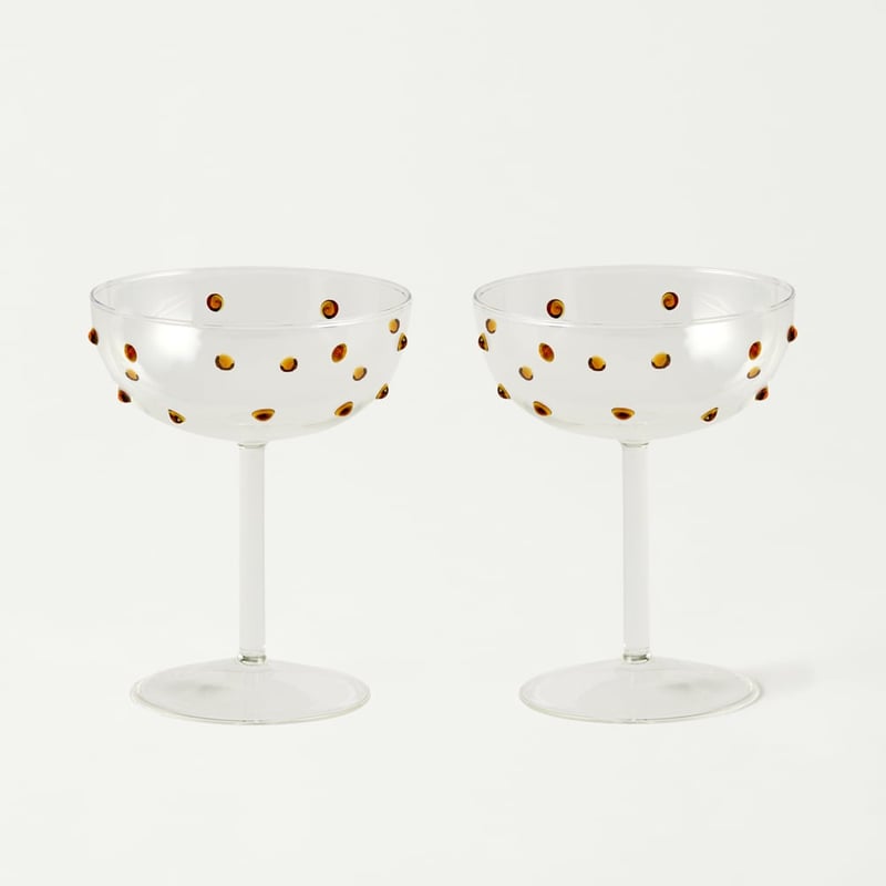 Spot Caramel Cocktail Glass Pack of 2