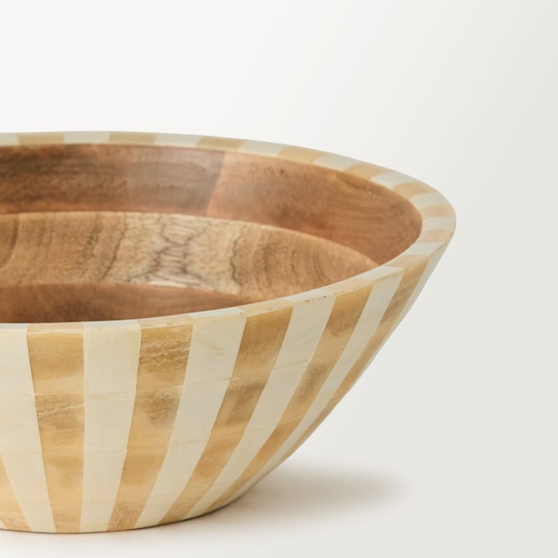Attica Caramel Resin Large Bowl